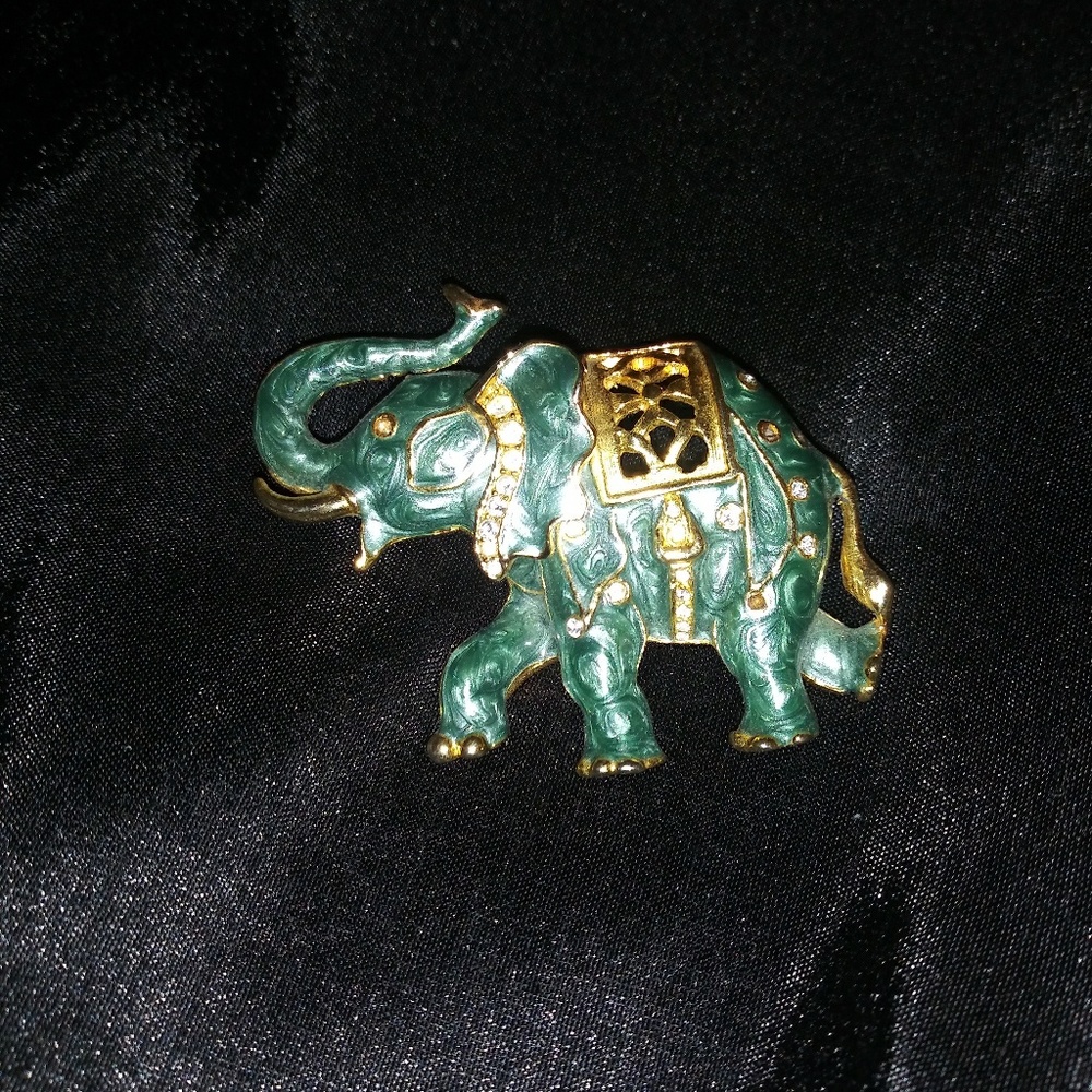 Elephant Brooch
